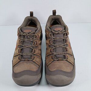 KEEN Circadia Vent Shoes Men 8 Brown Leather Waterproof Hiking Gorpcore 102678